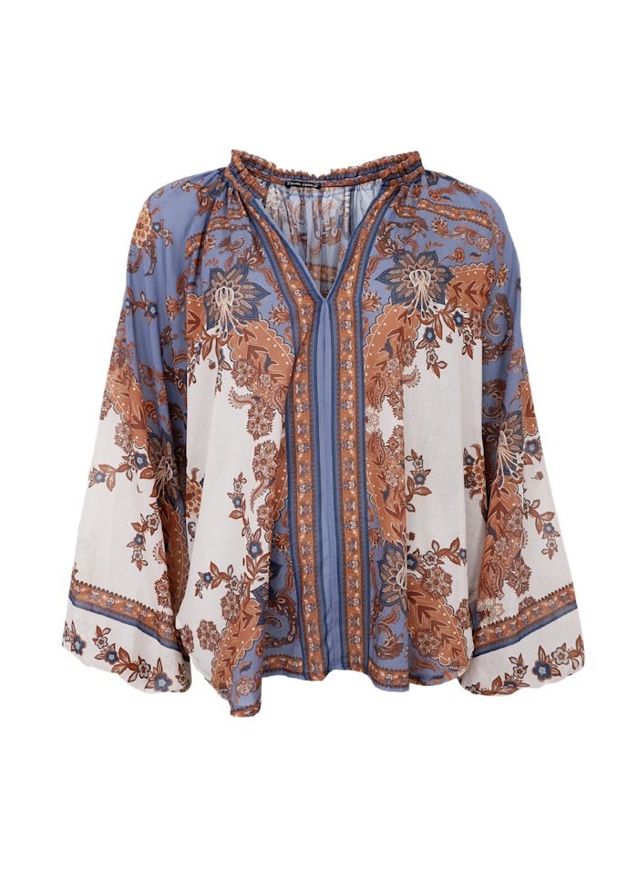 Indigo bluse - blå - onesize - Many Colors