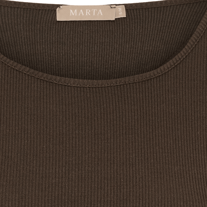 Ingrid langarmet t - skjorte - brun - Many Colors