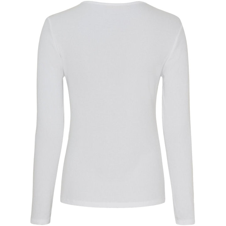 Ingrid langarmet t - skjorte - hvit - Many Colors