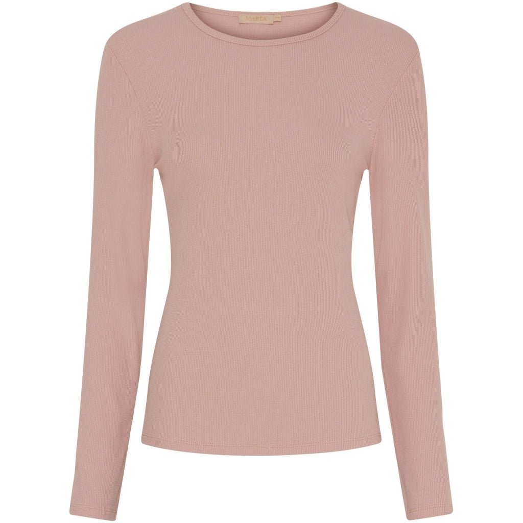 Ingrid langarmet t - skjorte - rosa - Many Colors