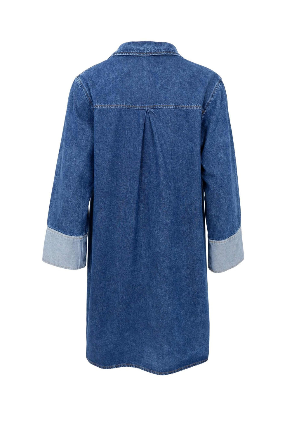 Izzy denim tunika kjole - medium blå - Many Colors