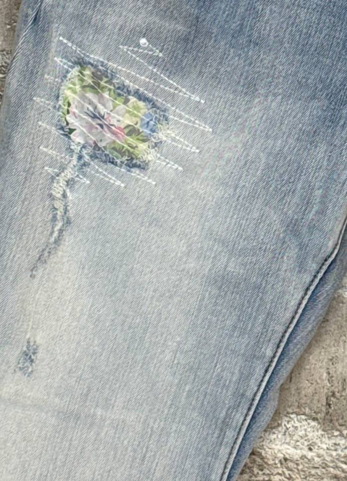Jacky bukse - lys denim - Many Colors