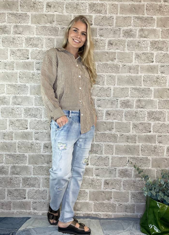Jacky bukse - lys denim - Many Colors