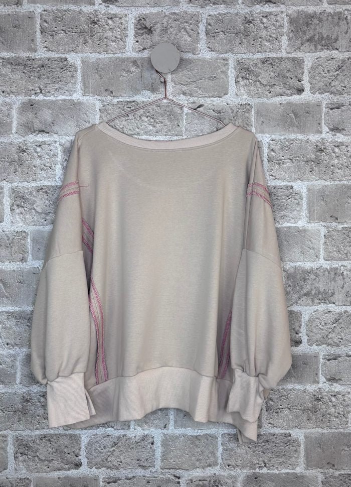 Jaiqi genser - beige - onesize - Many Colors