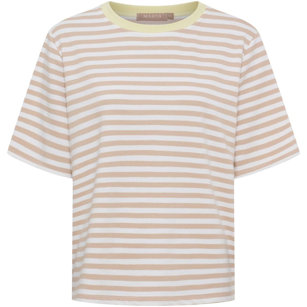 Jamila t - skjorte - beige/gul - Many Colors