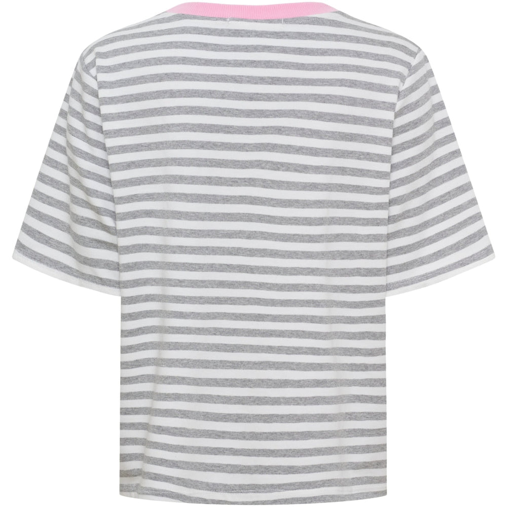 Jamila t - skjorte - grå/baby rosa - Many Colors