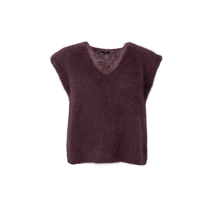 Bjoerk pullover vest - coffee