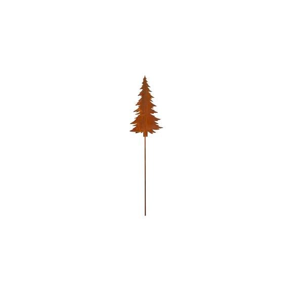 Juletre/Stick 35x8x1 cm Rust Metal - Many Colors