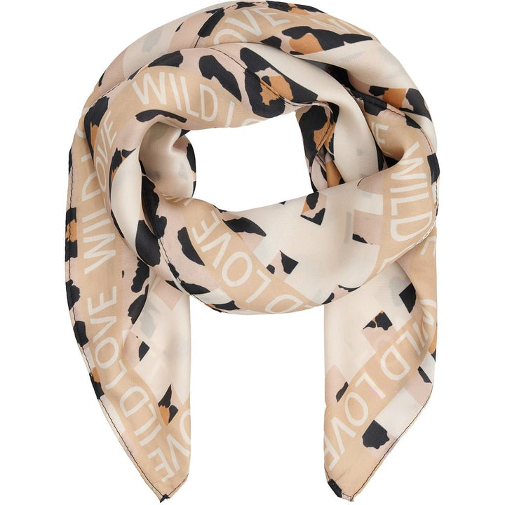 Juline skjerf - beige/svart - Many Colors
