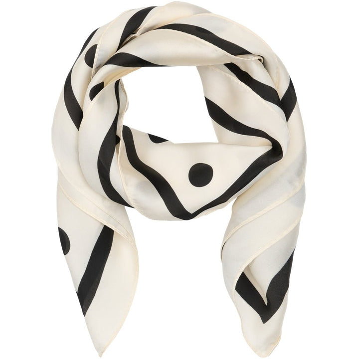Juline skjerf - offwhite/svart - Many Colors