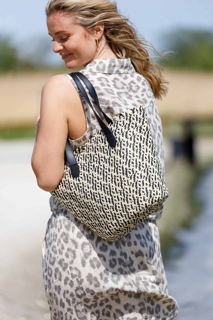 Juna bag - svart/natur - Many Colors