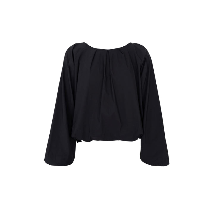 Davina balloon bluse - svart
