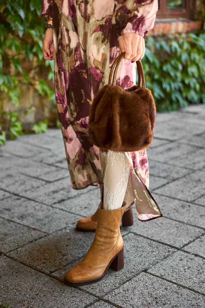Eliza myk håndveske - mocca - onesize