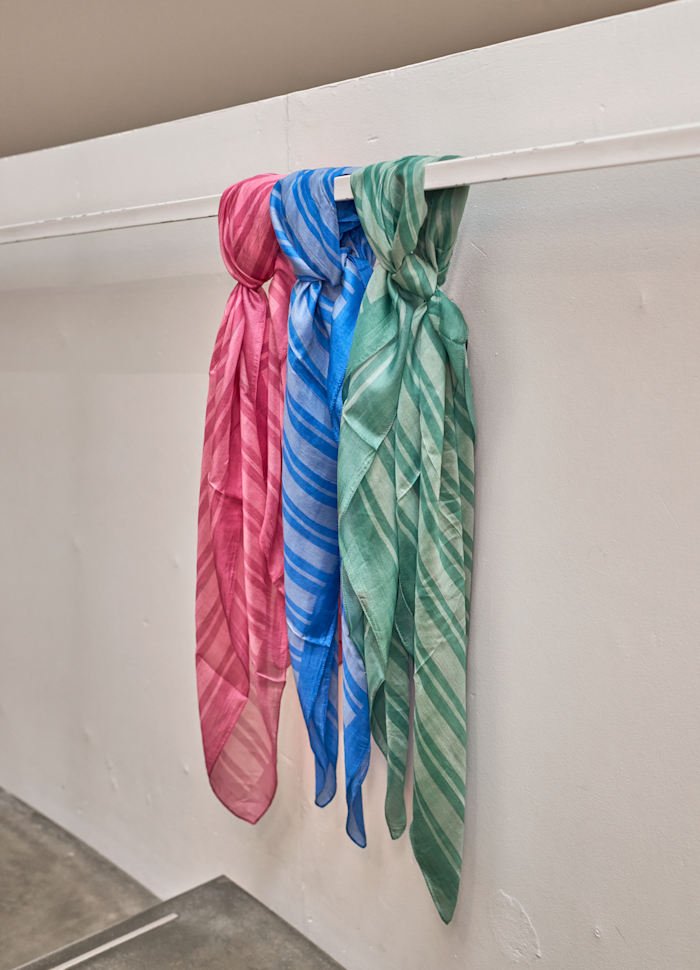 Kaisa silke skjerf - rose - Many Colors