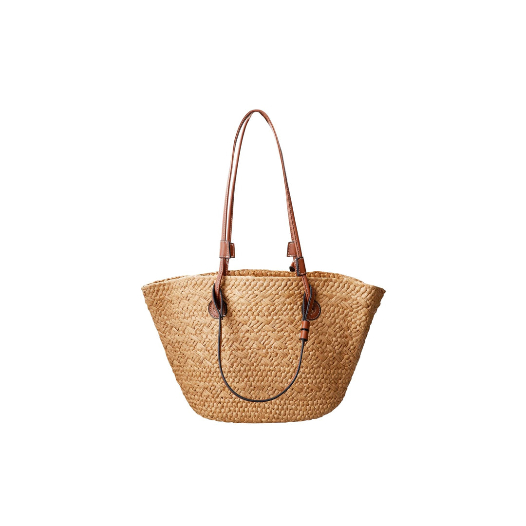 Kate strå shopper bag - natur - Many Colors