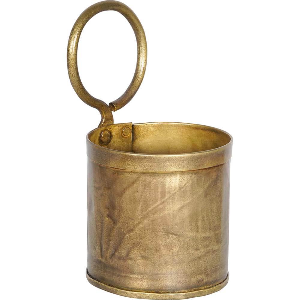 Kayser beholder med messing finish - Many Colors