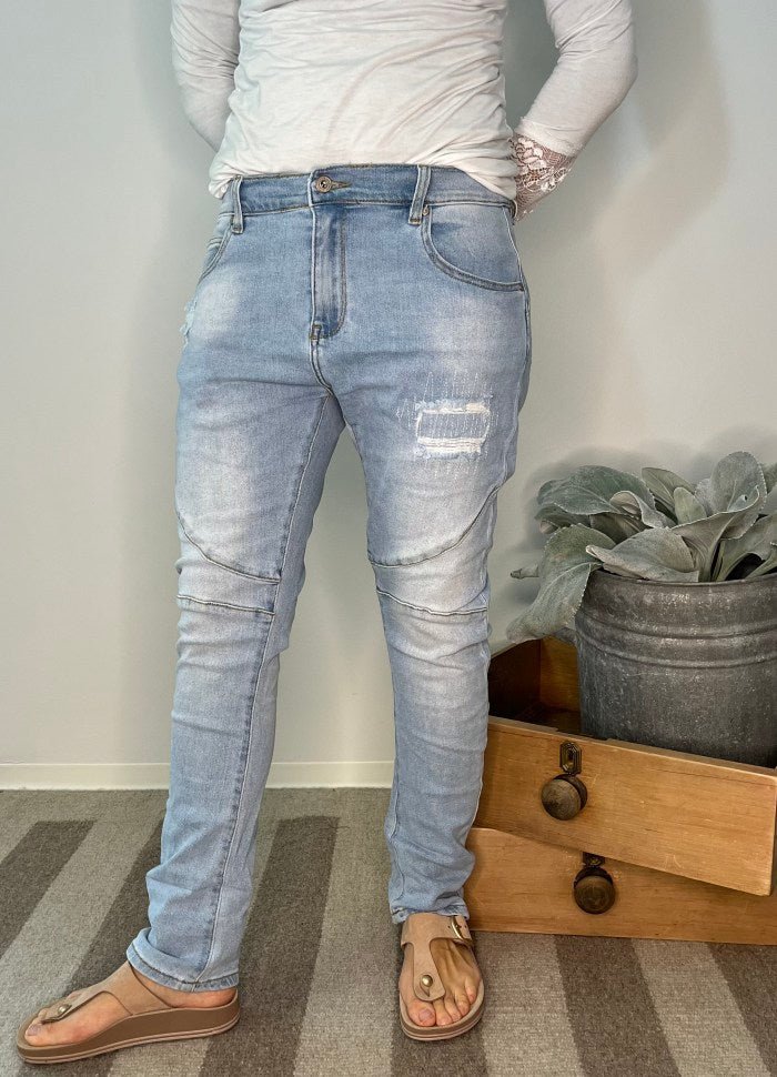 Kenni bukse - lys denim - Many Colors