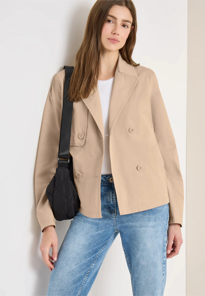 Kort trench jakke - crispy came - Many Colors