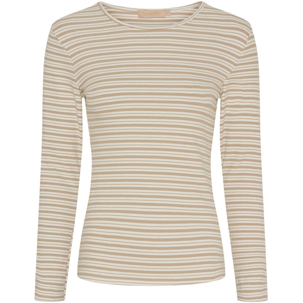 Langarmet t-shirt - beige/cream - Many Colors