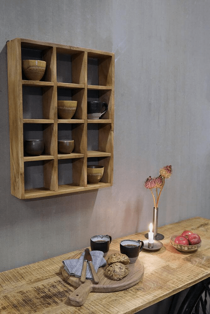 Latte koppereol med 12 rom - Many Colors