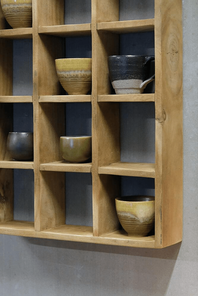 Latte koppereol med 12 rom - Many Colors