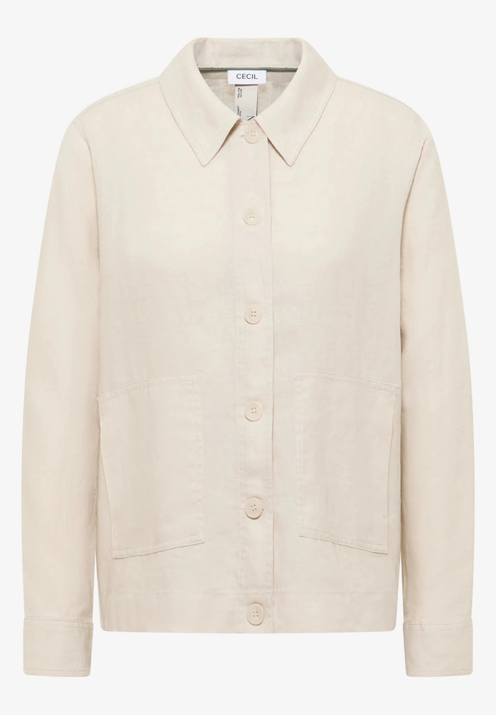 Linen bluse jakke - Many Colors