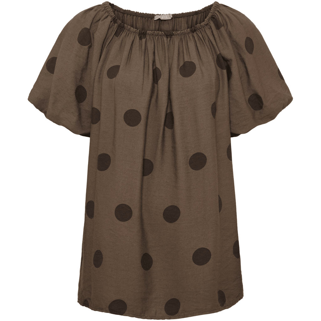 Luciana topp - brun - onesize - Many Colors