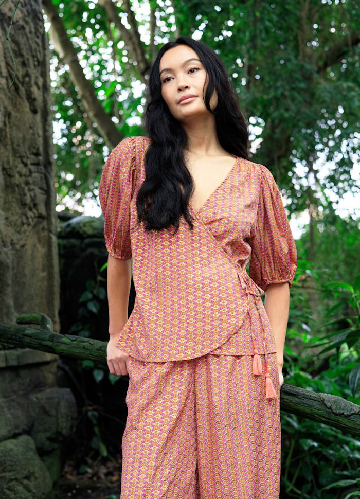 Luna bluse - pink - puffarmer - Many Colors