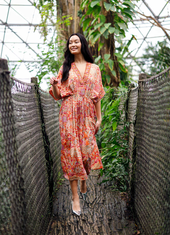 Luna kjole - orange - onesize - Many Colors