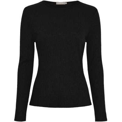 Lunara LS Tee - svart - Many Colors