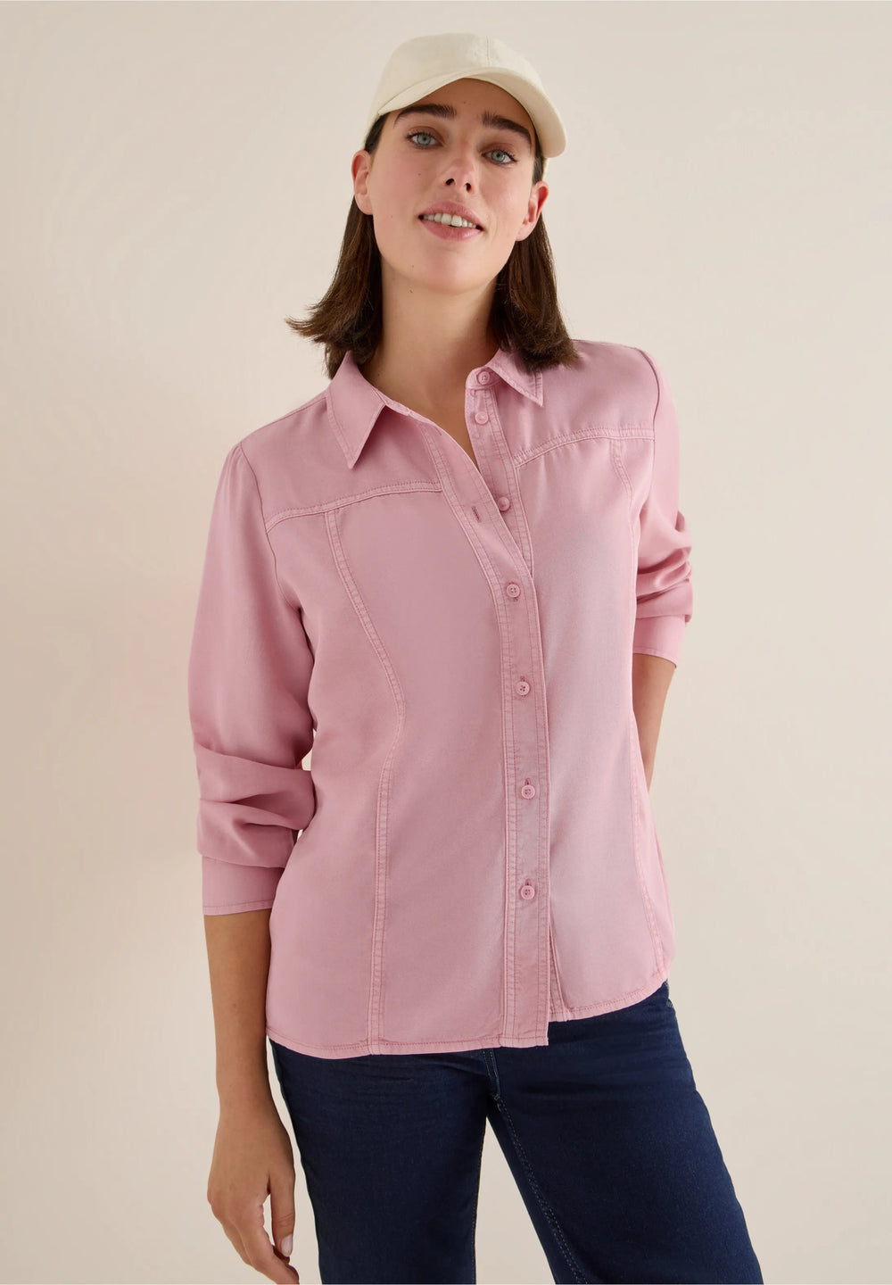 Lyocelle bluse - rosa - Many Colors