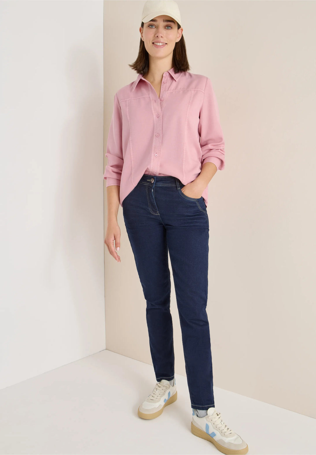 Lyocelle bluse - rosa - Many Colors