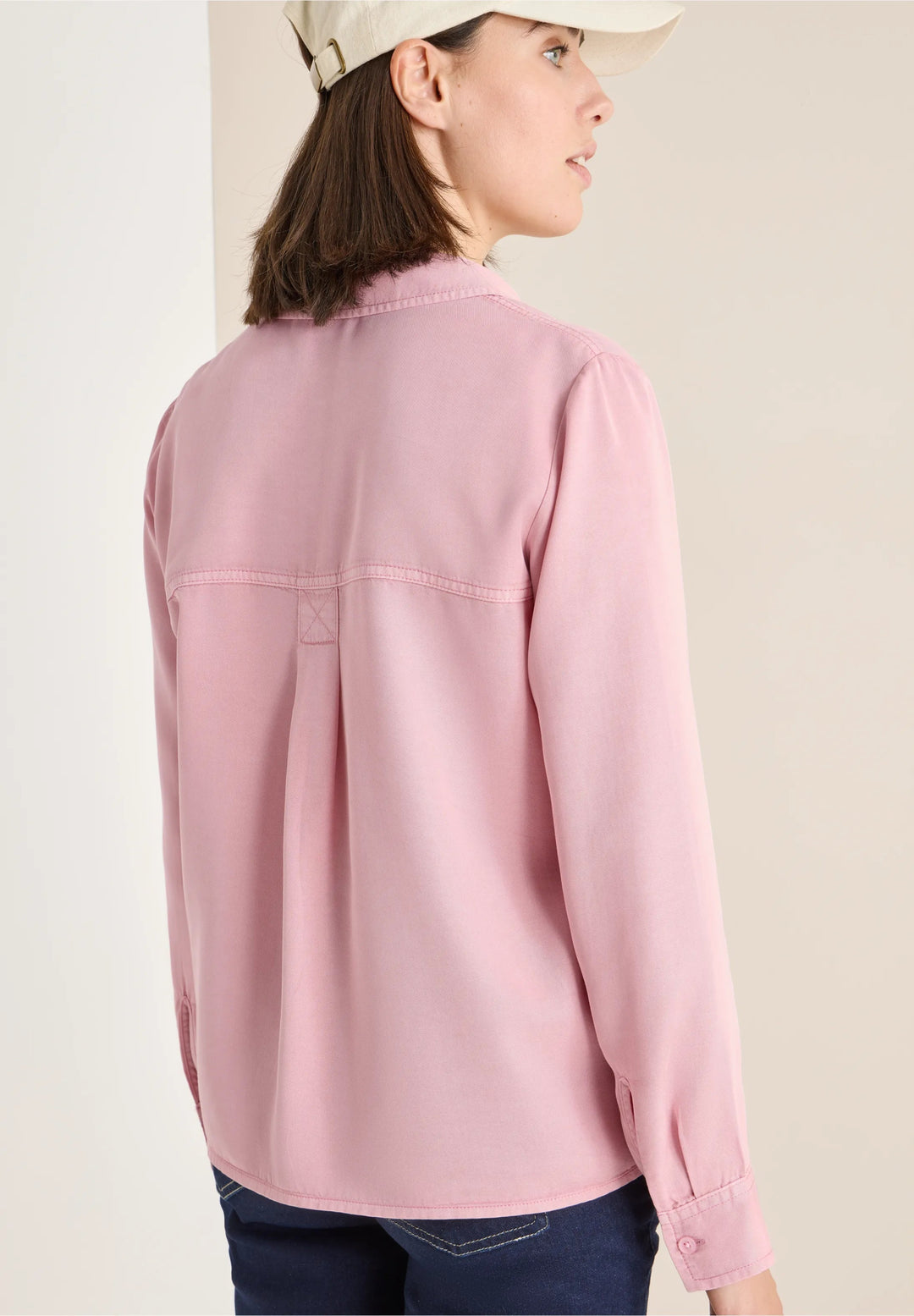 Lyocelle bluse - rosa - Many Colors