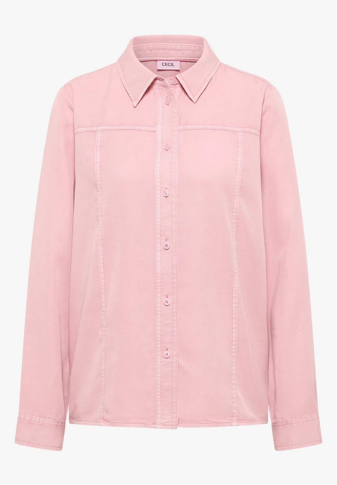 Lyocelle bluse - rosa - Many Colors