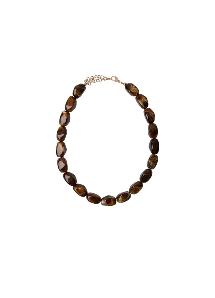 Lyon halskjede - mocca - Many Colors