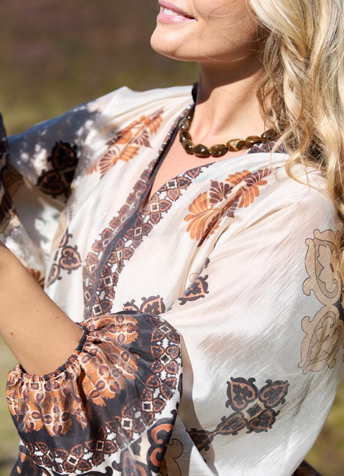 Lyon halskjede - mocca - Many Colors