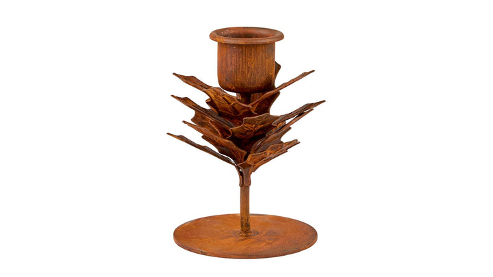 Lysestake Leaf 9x7 cm rust metal - Many Colors