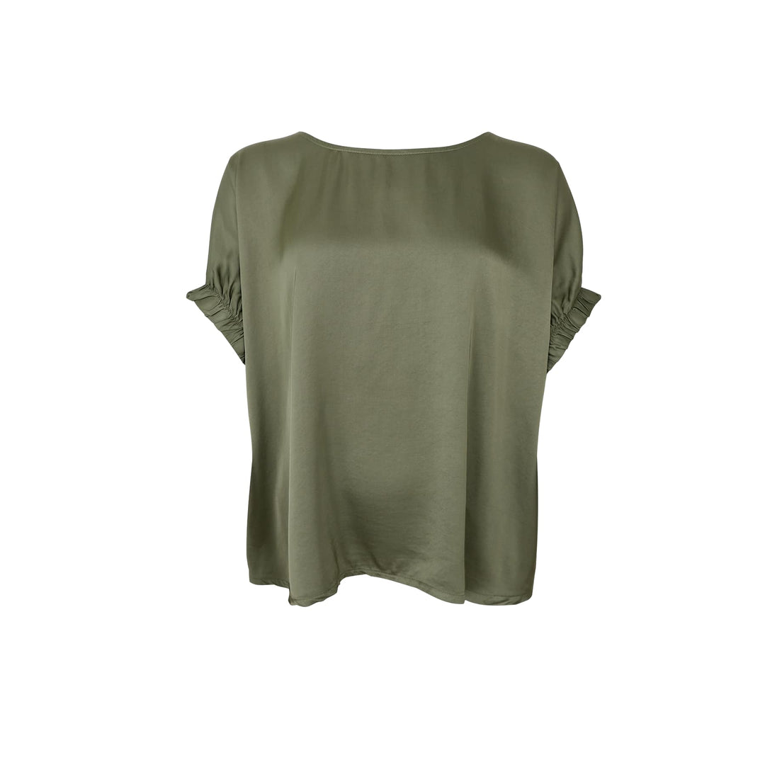 Mabel bluse - army - onesize - Many Colors