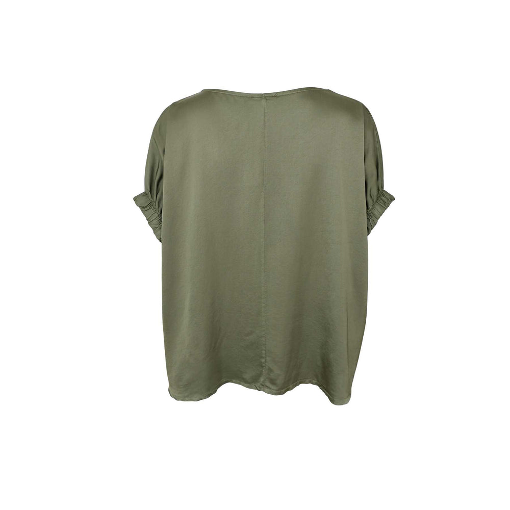 Mabel bluse - army - onesize - Many Colors