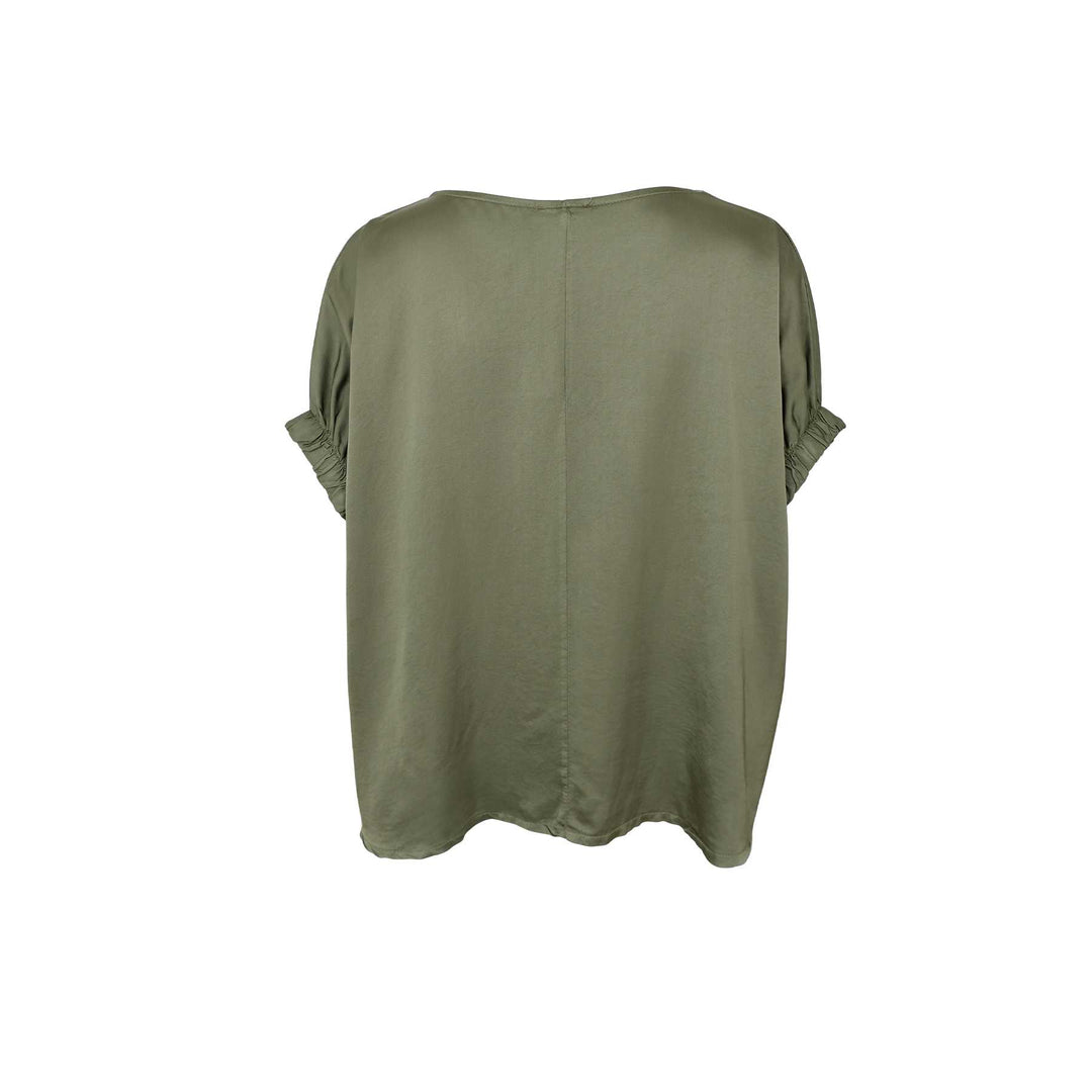 Mabel bluse - army - onesize - Many Colors