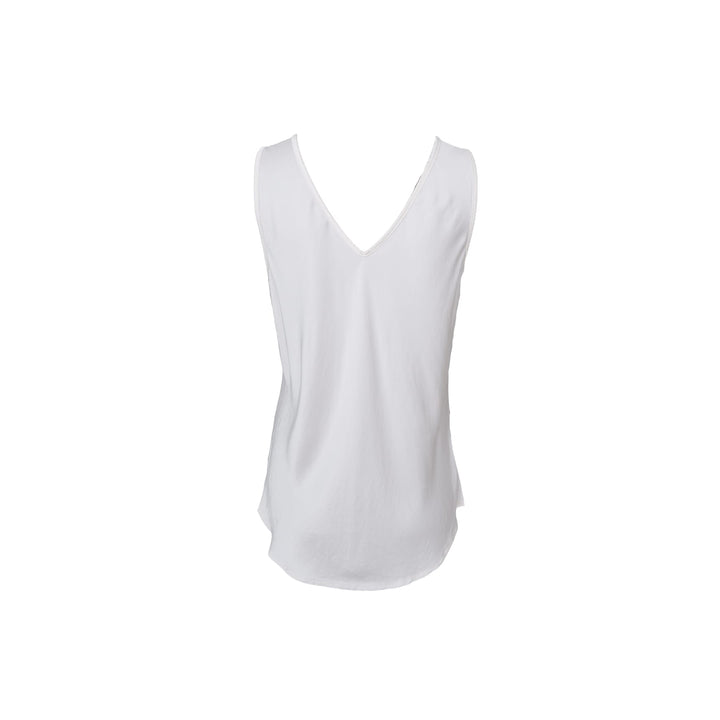 Mabel dobbel v neck topp - off white - Many Colors