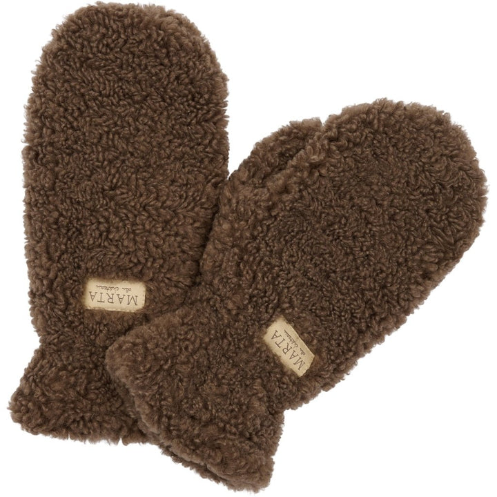 Marta teddy votter - brun - Many Colors