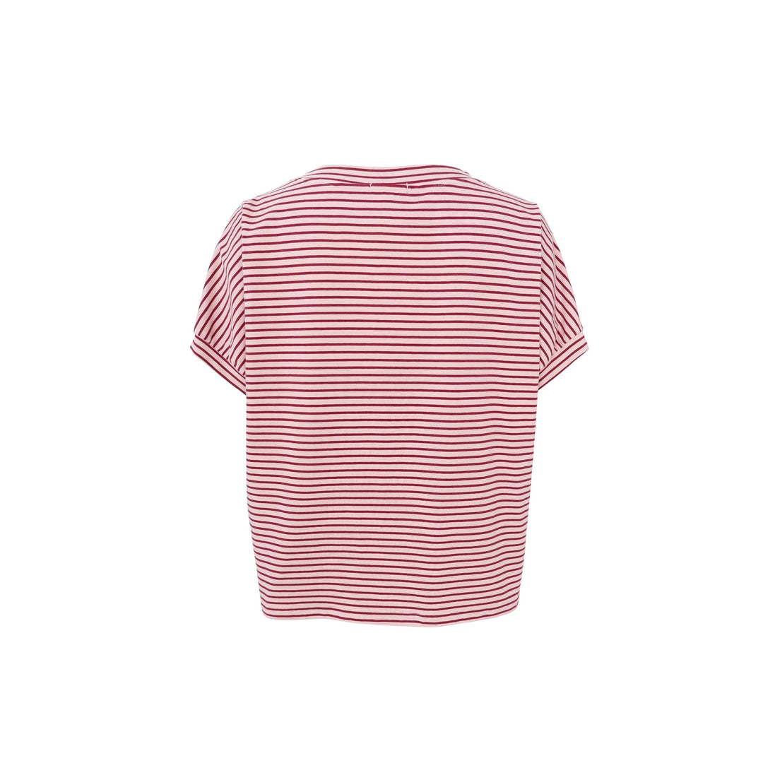 Maya loose t-skjorte - rose - Many Colors