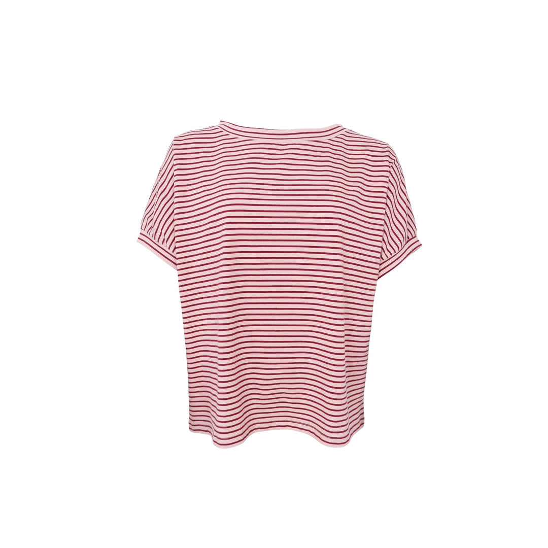 Maya loose t-skjorte - rose - Many Colors