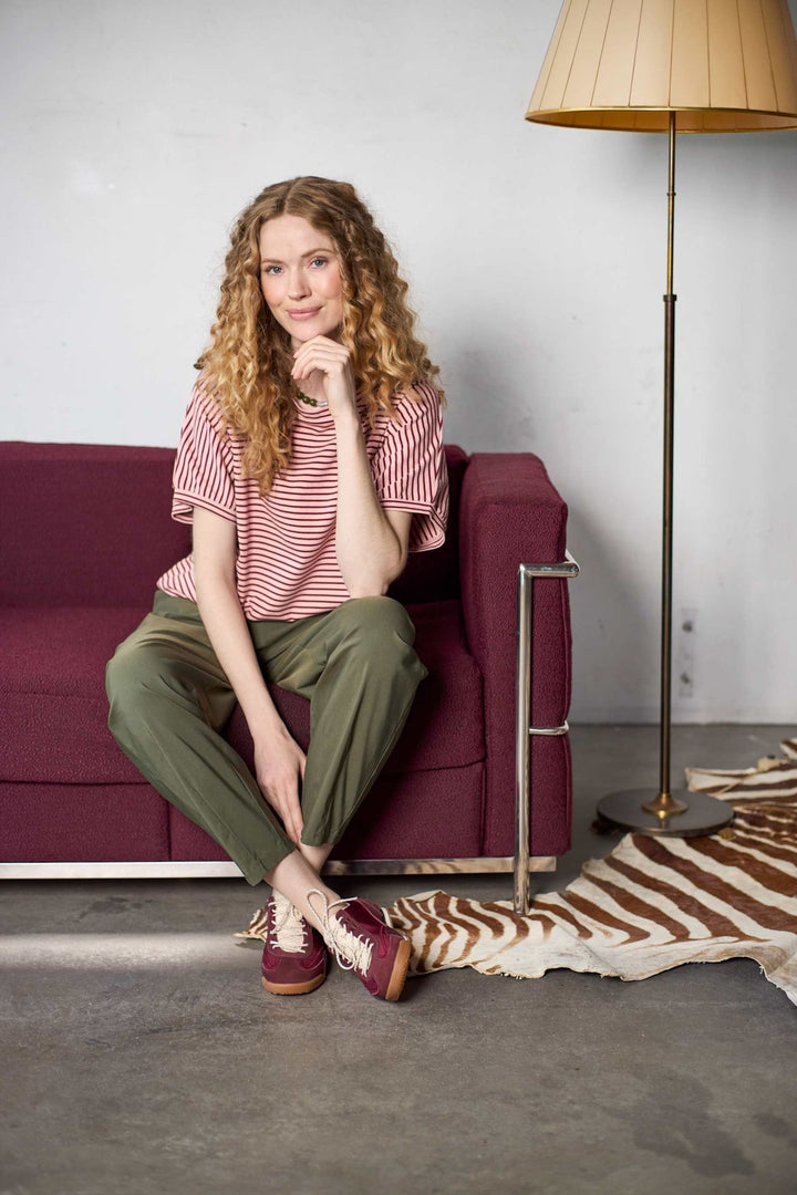 Maya loose t-skjorte - rose - Many Colors