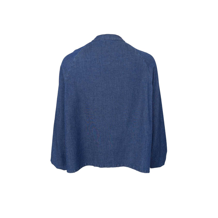 Carey raglan skjorte bluse - denim