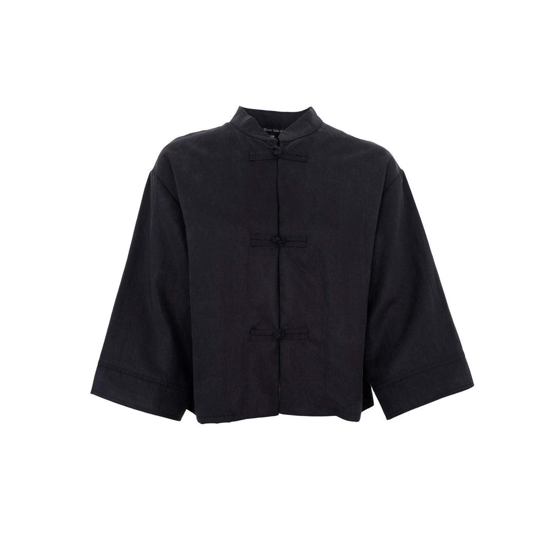 Moon skjorte bluse - svart - Many Colors AS