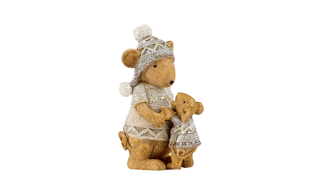 Mus/unge 10 cm Brun Poly - Many Colors