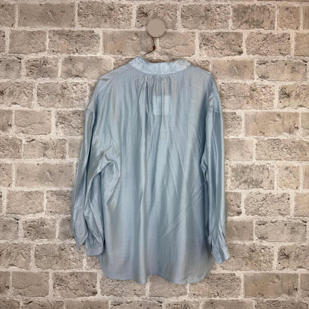 Nala bluse - celeste - onesize - Many Colors