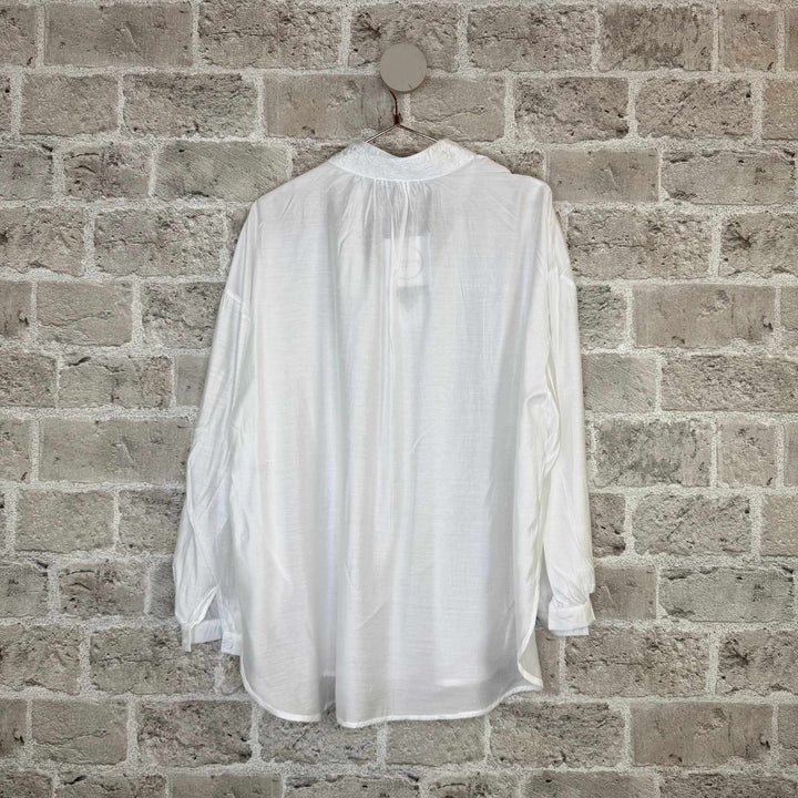 Nala bluse - hvit - onesize - Many Colors